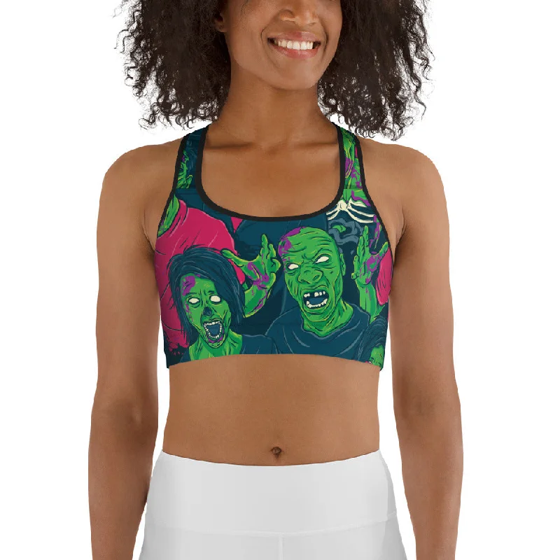 Personalized Series Zombie Sports Bra