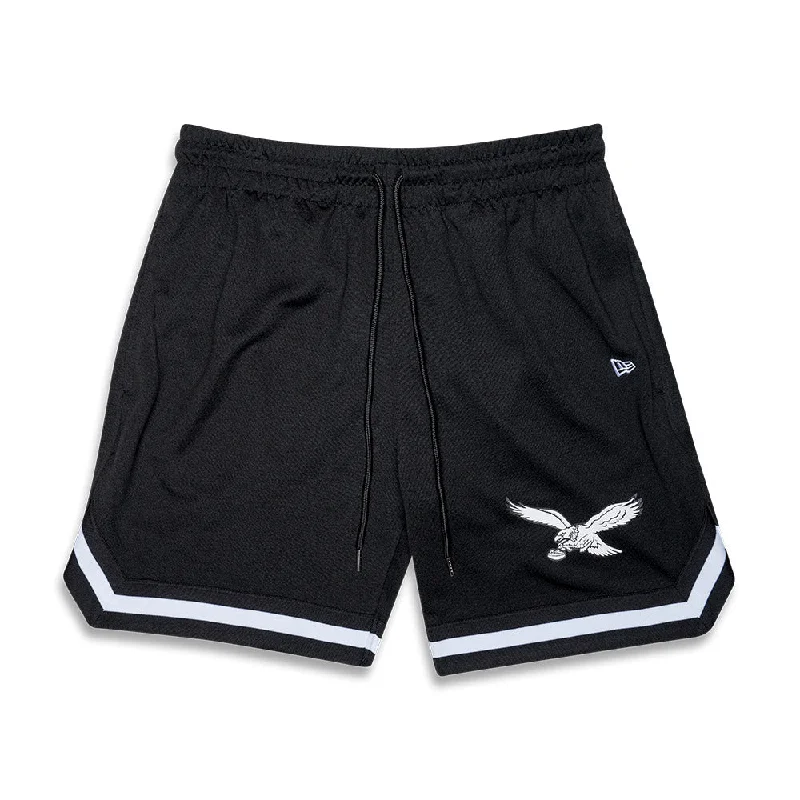 Must-have For Autumn And Winter New Era NFL Rivals Mesh Shorts Philadelphia Eagles Black