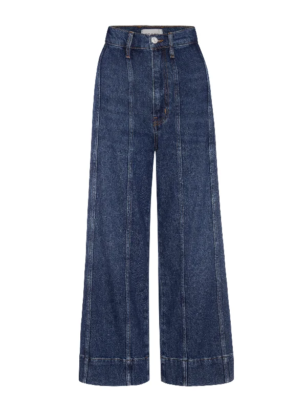 Luxury Customization Seamed Wide Leg