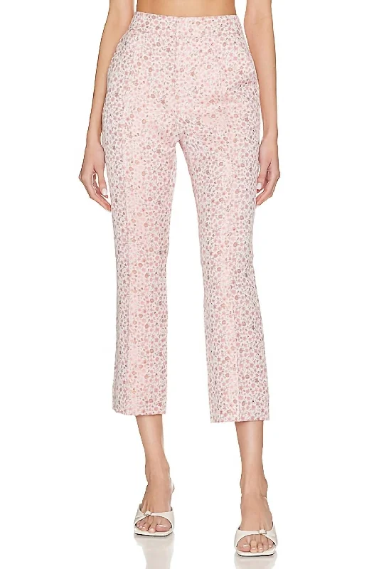Comfortable Fashion Porter Pants In Pale Rose Multi