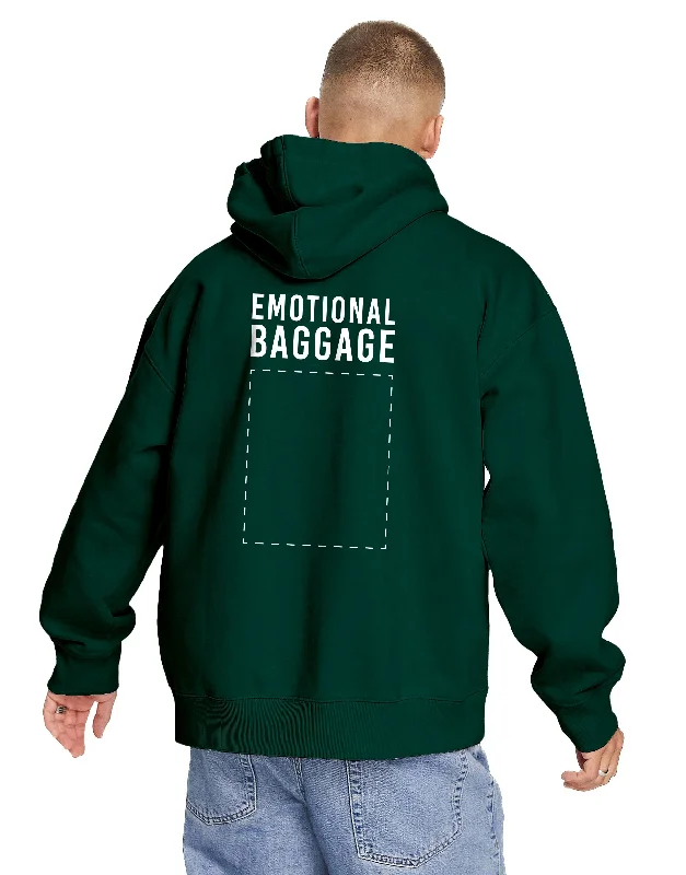 Sports High Waist Style Emotional Baggage (Back Print) Hoodie
