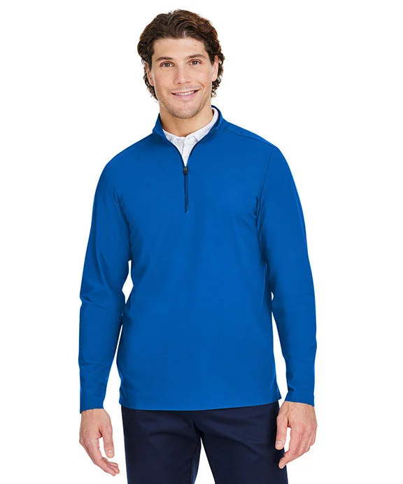 Innovative Design DG410 - Devon & Jones CrownLux Performance® Mens Windsor Welded Quarter-Zip | French Blue Innovative Design DG410 - Devon & Jones CrownLux Performance® Mens Windsor Welded Quarter-Zip | French Blue