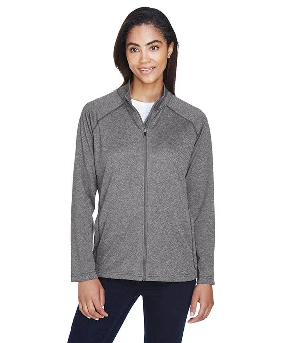 Comfortable down DG420W - Devon & Jones Ladies Stretch Tech-Shell® Compass Full-Zip | Dark Grey Heather Comfortable down DG420W - Devon & Jones Ladies Stretch Tech-Shell® Compass Full-Zip | Dark Grey Heather