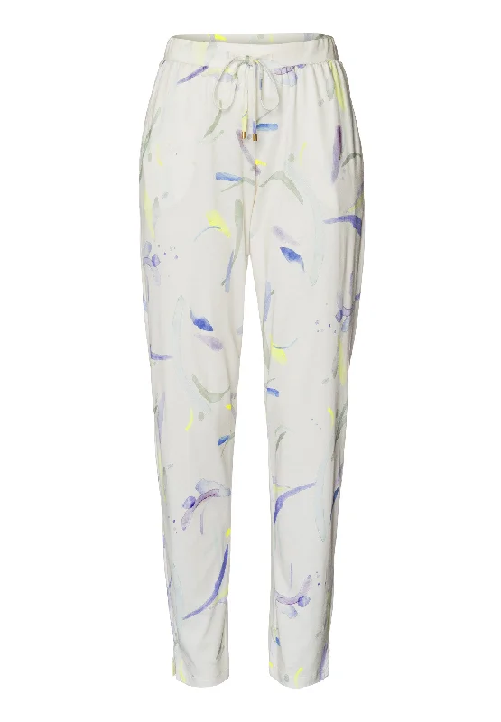 All-Day Wear Sleep And Lounge Cotton Blend Drawstring Pants | Dive Of Color 74845-3005