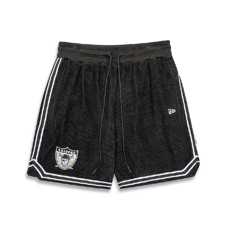 Retro Design New Era NFL Archive Cord Shorts Oakland Raiders