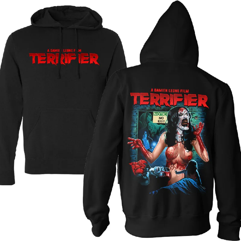 Simple Style Terrifier No Exit Pullover Hoodie