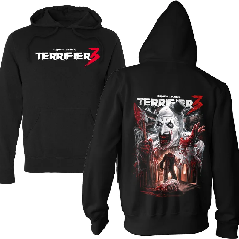 Classic Design Terrifier 3 Heads Will Roll Pullover Hoodie