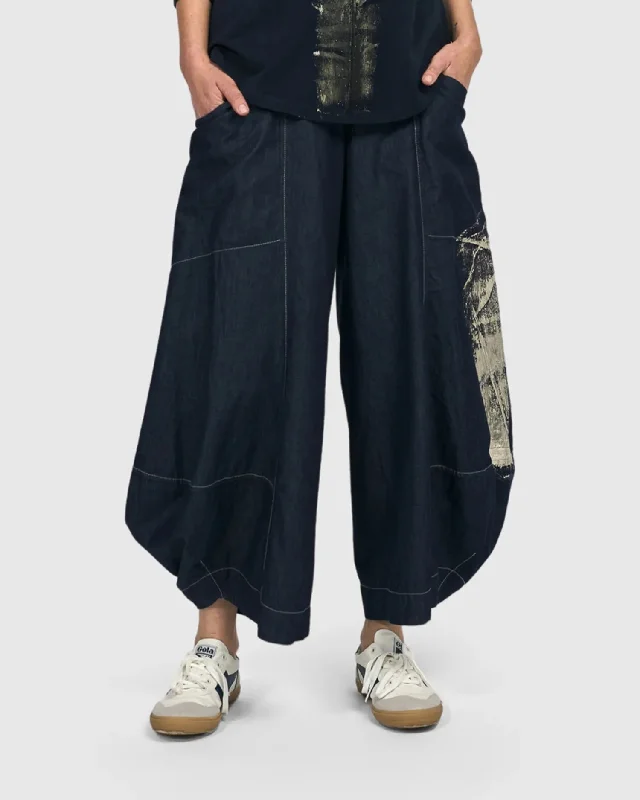 Simple And Comfortable Geneva Punto Pants, Denim