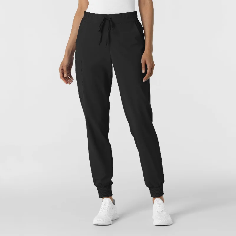 Breathable Style RENEW Women's Jogger Scrub Pant - Black