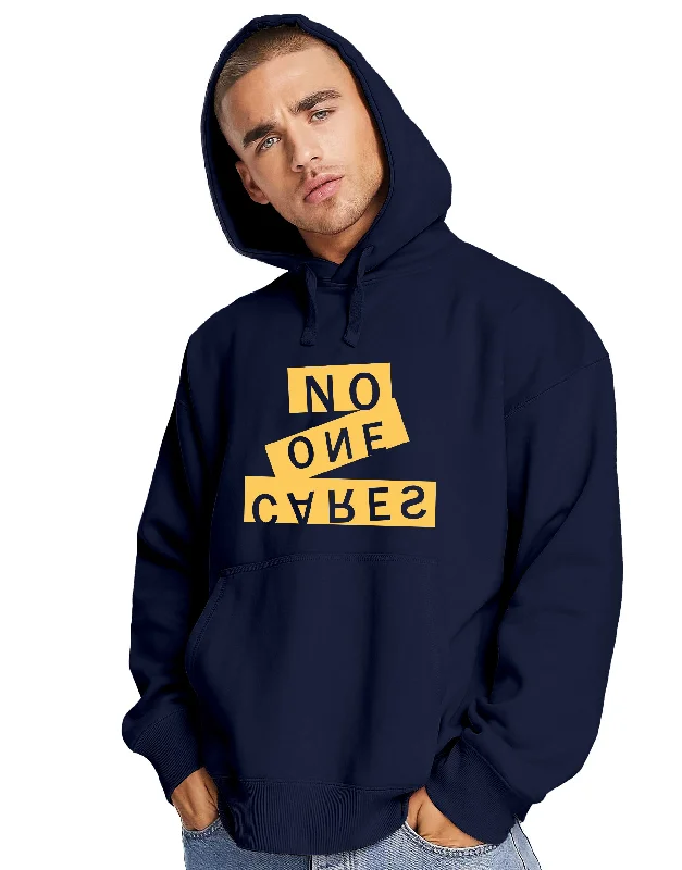 Casual And Versatile No One Cares Hoodie