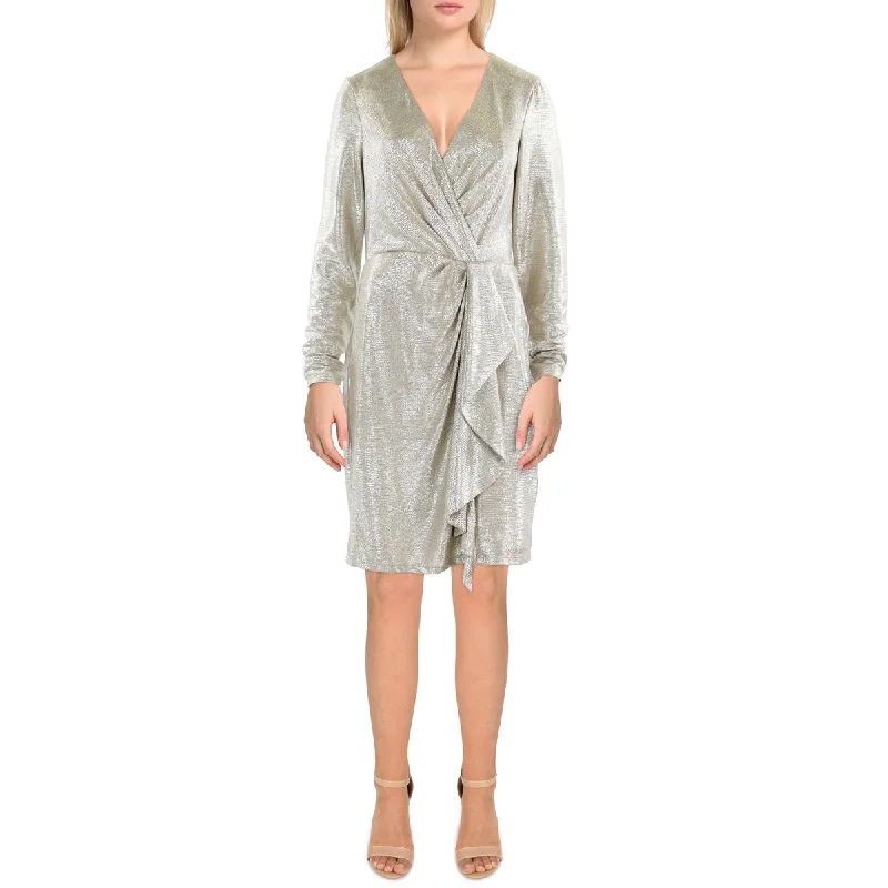 Unique Design Lauren Ralph Lauren Womens Metallic  Cocktail And Party Dress