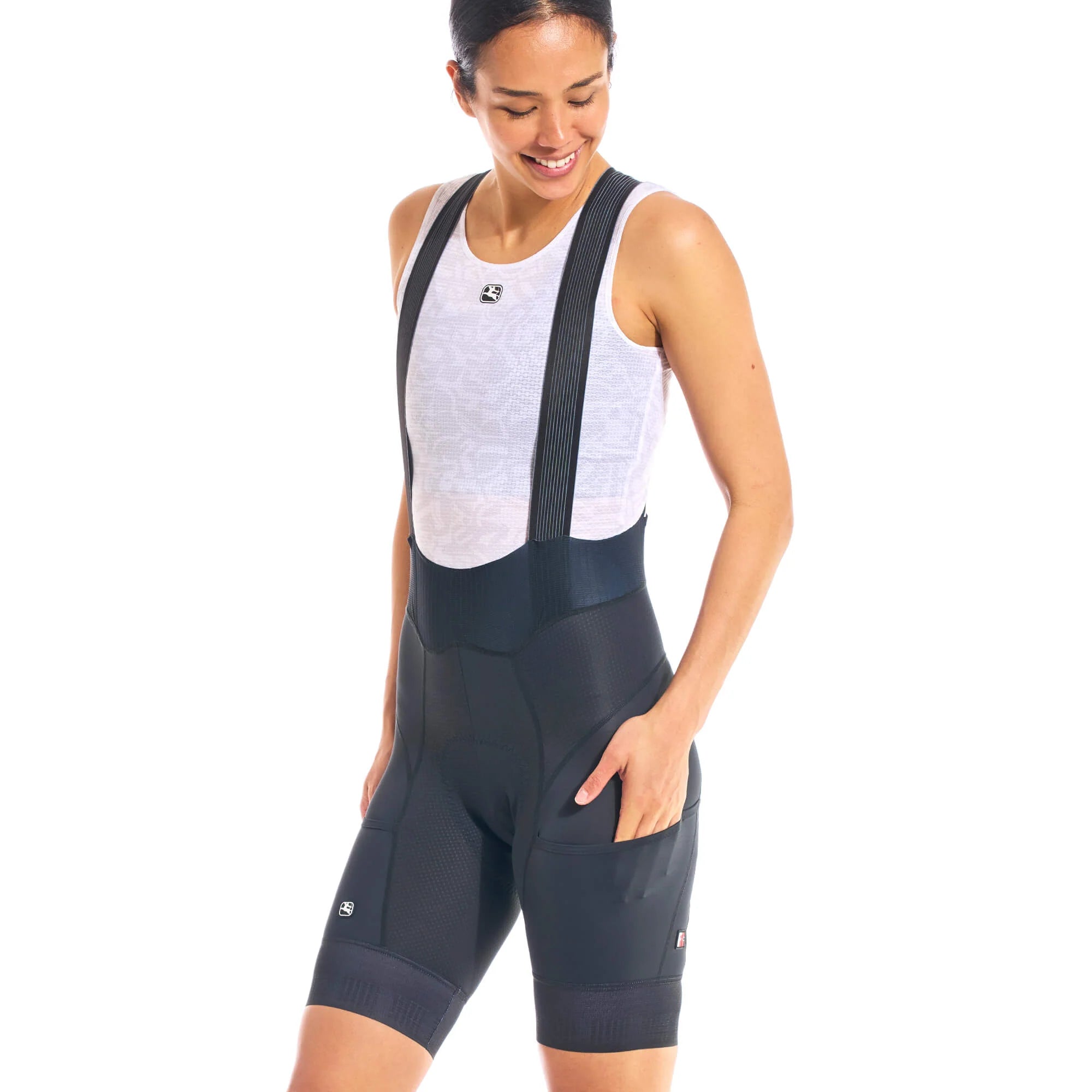 Fashion Must-have Women's FR-C Pro Cargo Bib Short - GREY