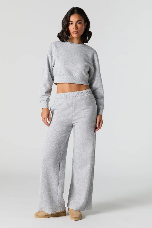 Classic Choice Fleece Wide Leg Sweatpant