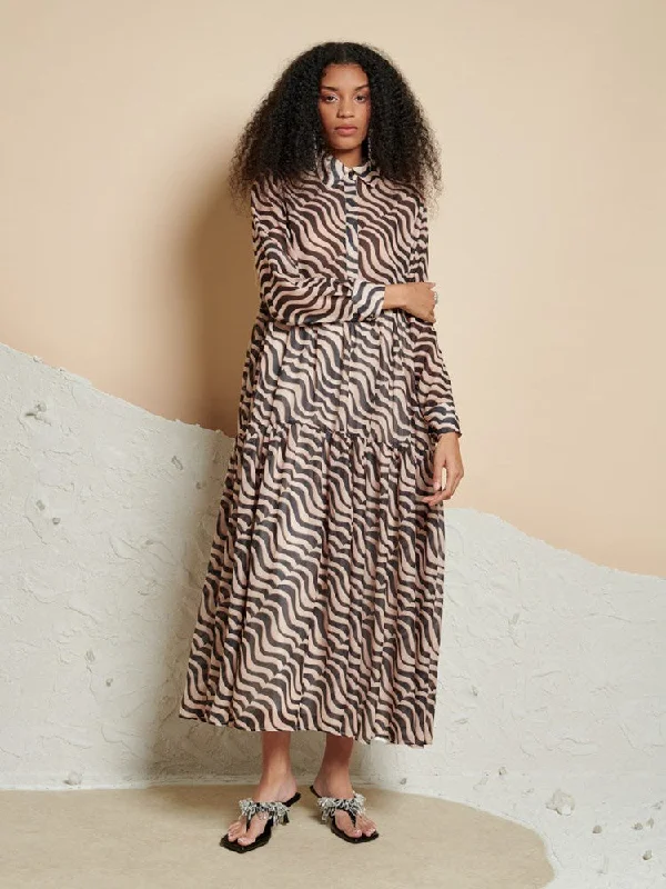 Personalized Wear Cecilia Printed Midi Dress