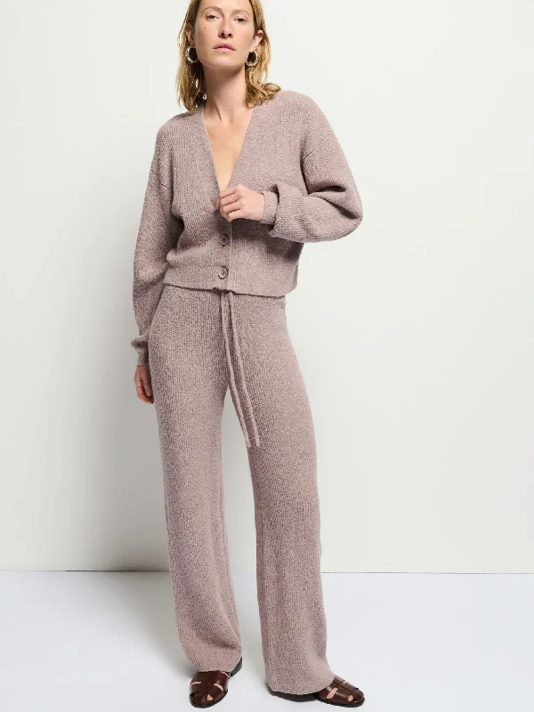 Romantic And Fresh Nation Rachelle Cozy Ribbed Pant / Whisper