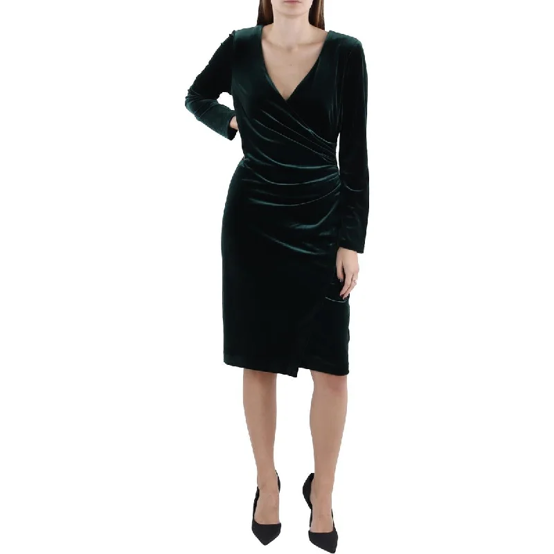 Romantic Data Lauren Ralph Lauren Womens Velvet Knee-Length Cocktail And Party Dress Romantic Data Lauren Ralph Lauren Womens Velvet Knee-Length Cocktail And Party Dress