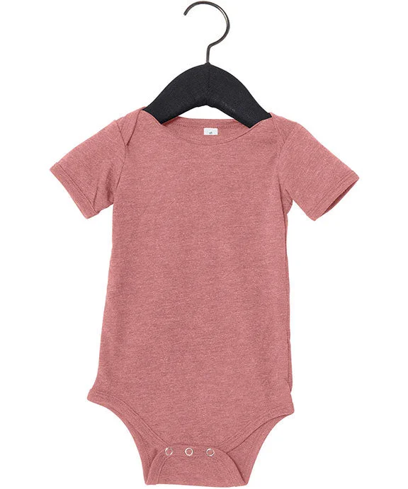 Elegant And Lazy 100B - Bella + Canvas Infant Jersey Short-Sleeve One-Piece | Heather Mauve Elegant And Lazy 100B - Bella + Canvas Infant Jersey Short-Sleeve One-Piece | Heather Mauve