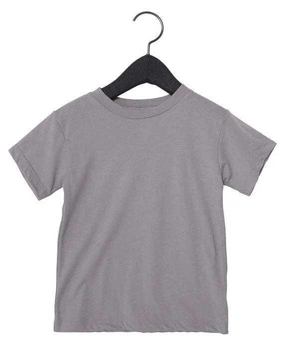 Comfortable Design 3001T - Bella + Canvas Toddler Jersey Short Sleeve T-Shirt | Storm Comfortable Design 3001T - Bella + Canvas Toddler Jersey Short Sleeve T-Shirt | Storm