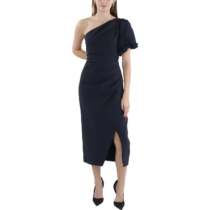 Sports Design Lauren Ralph Lauren Womens One Shoulder Midi Cocktail And Party Dress