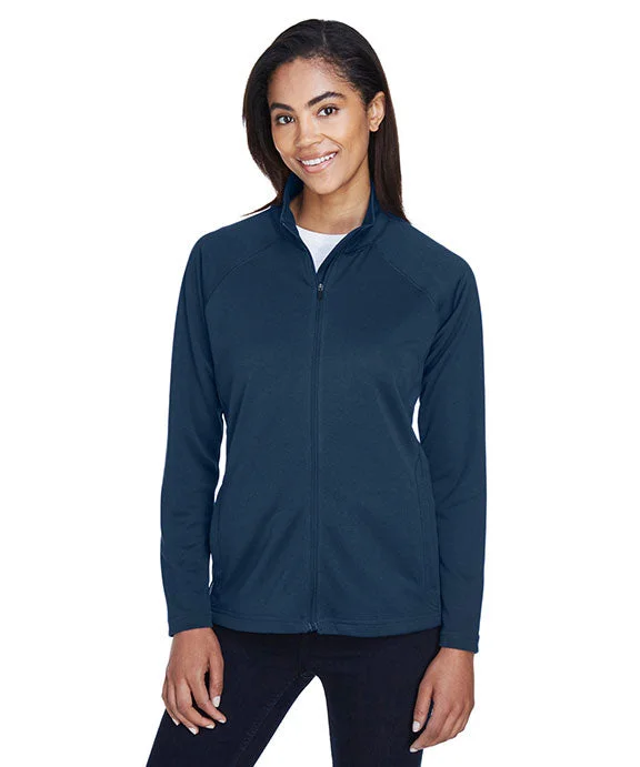 Moisture wicking DG420W - Devon & Jones Ladies Stretch Tech-Shell® Compass Full-Zip | Navy Moisture wicking DG420W - Devon & Jones Ladies Stretch Tech-Shell® Compass Full-Zip | Navy