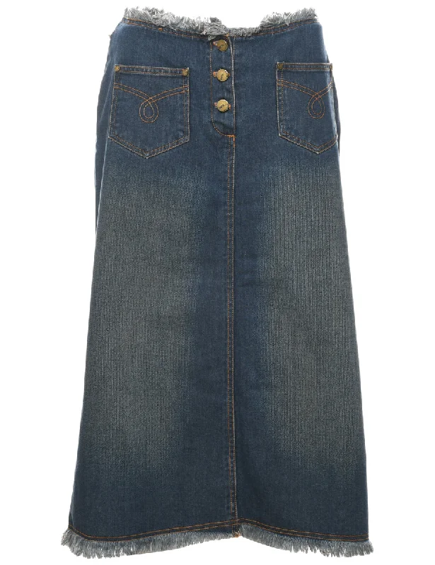 Versatile Items A-Line Denim Skirt - M