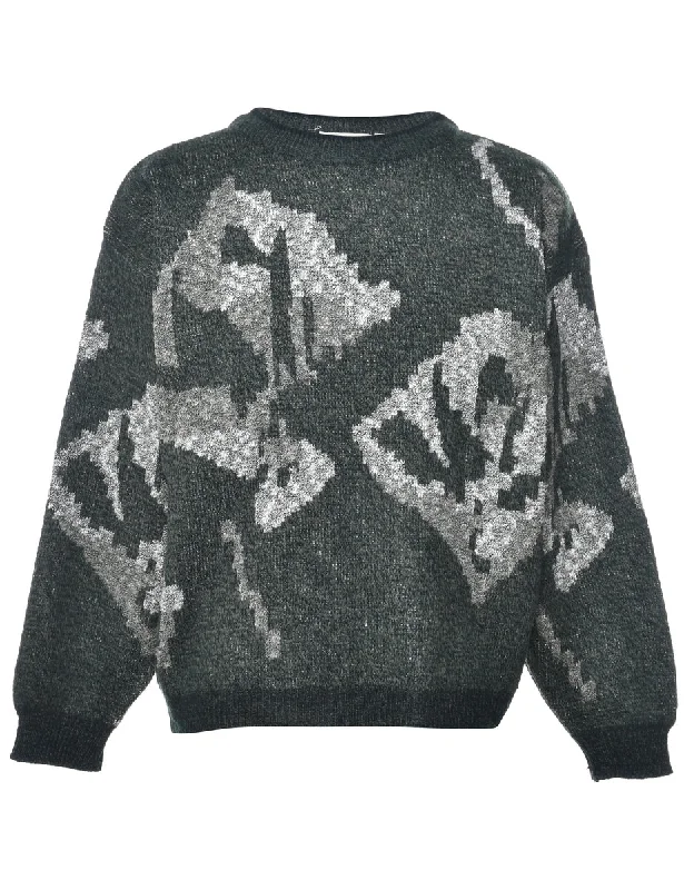 Printed Patterns Abstract Pattern Jumper - L