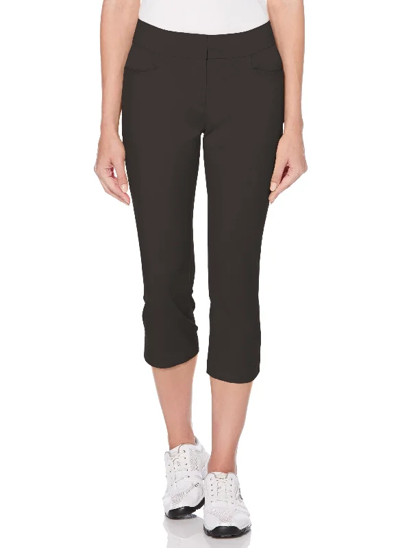 Beautiful Romance Women's Woven Capri Pant