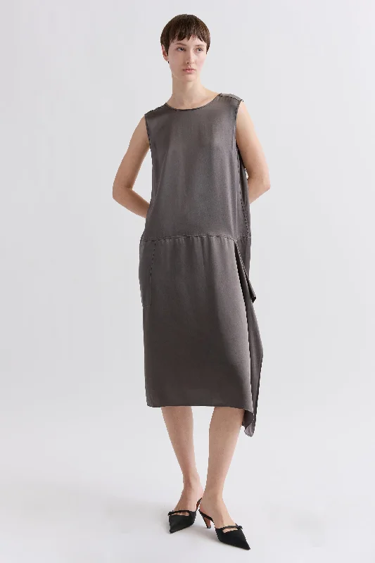 Energy Plan SILK DRAPE DRESS
