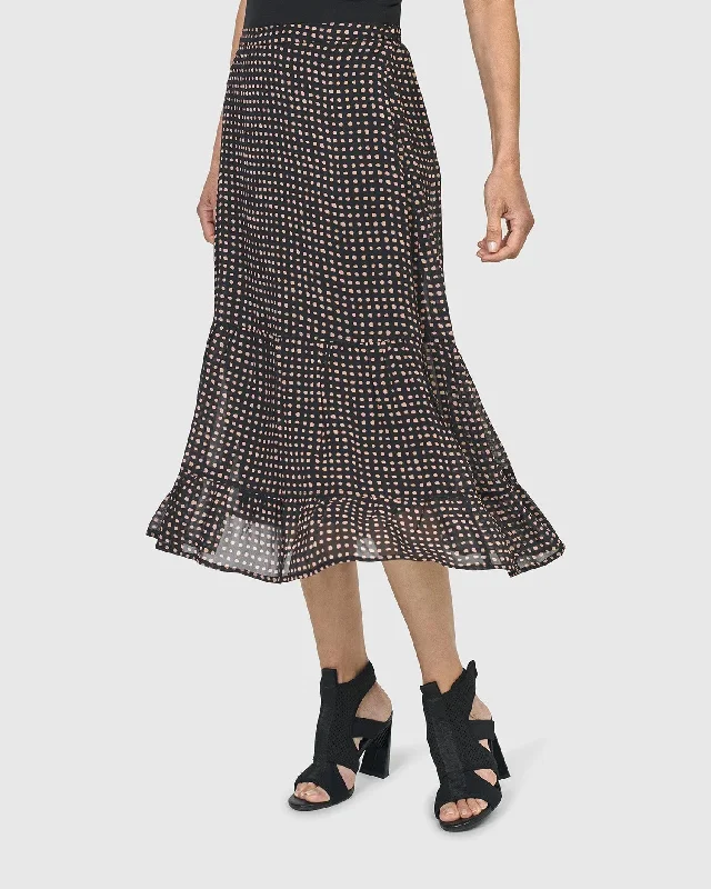 Cool Summer Freya Swing Skirt, Dots
