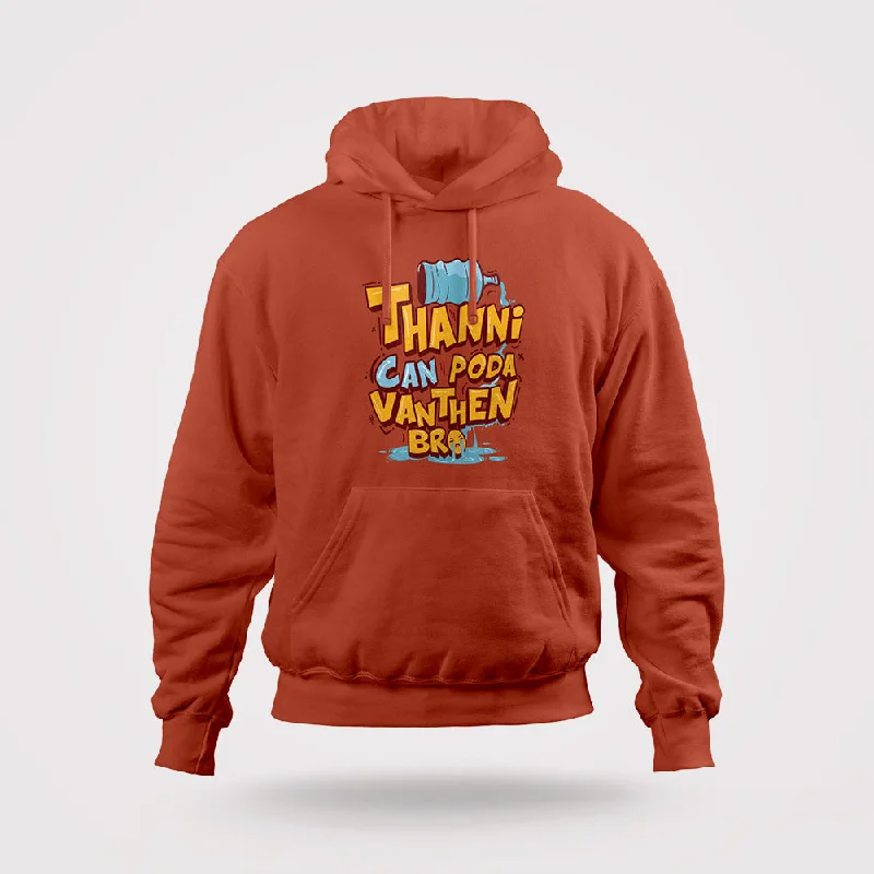 Loose Fit Thanni Can Poda Vandhen Bro Hoodie