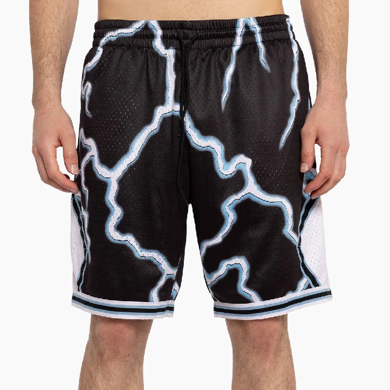 Free And Comfortable Mitchell & Ness Lighting Shorts Black