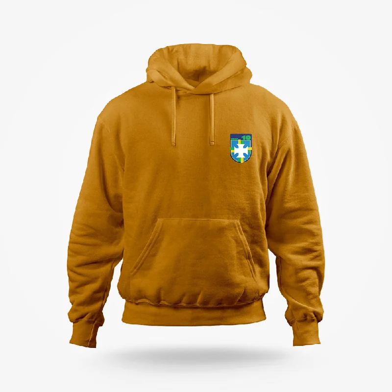 Elegant And Charming Brazil's No. 10 | Neymar Tribute Hoodie (Left Pocket)