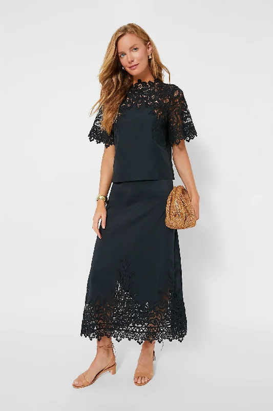 Beautiful Romance Black Karlyn Skirt