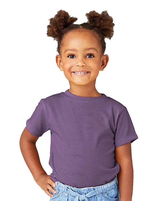 Fashion Elements 3001T - Bella + Canvas Toddler Jersey Short Sleeve T-Shirt | Heather Team Purple Fashion Elements 3001T - Bella + Canvas Toddler Jersey Short Sleeve T-Shirt | Heather Team Purple