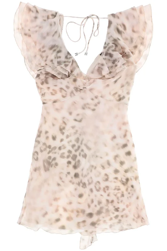 Personalized Clothing ROTATE "chiffon mini dress with r
