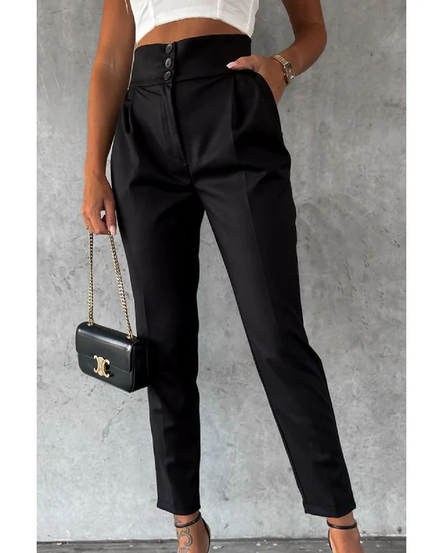 Bottom And Versatile Azura Exchange High Waist Tapered Pants - 14 US
