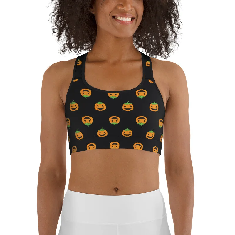 Elegant Wear Pumpkin But* Sports Bra