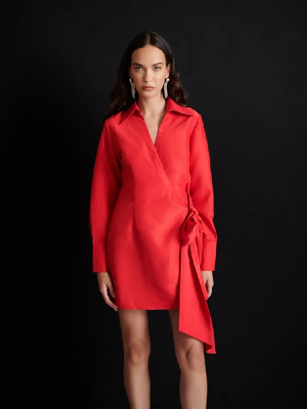 Cute Style Otillie Taffeta Mini Dress