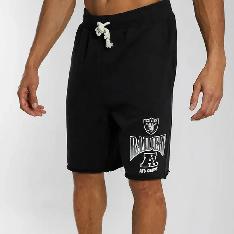 Body Design Majestic NFL Vintage Sport Stack Raw Short Las Vegas Raiders
