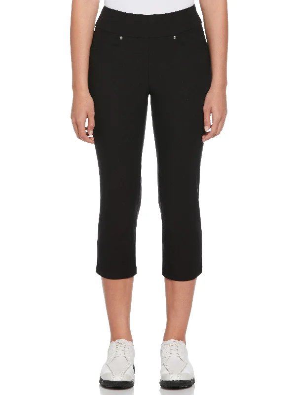 Unique Design Women's Pull-On Capri Pant