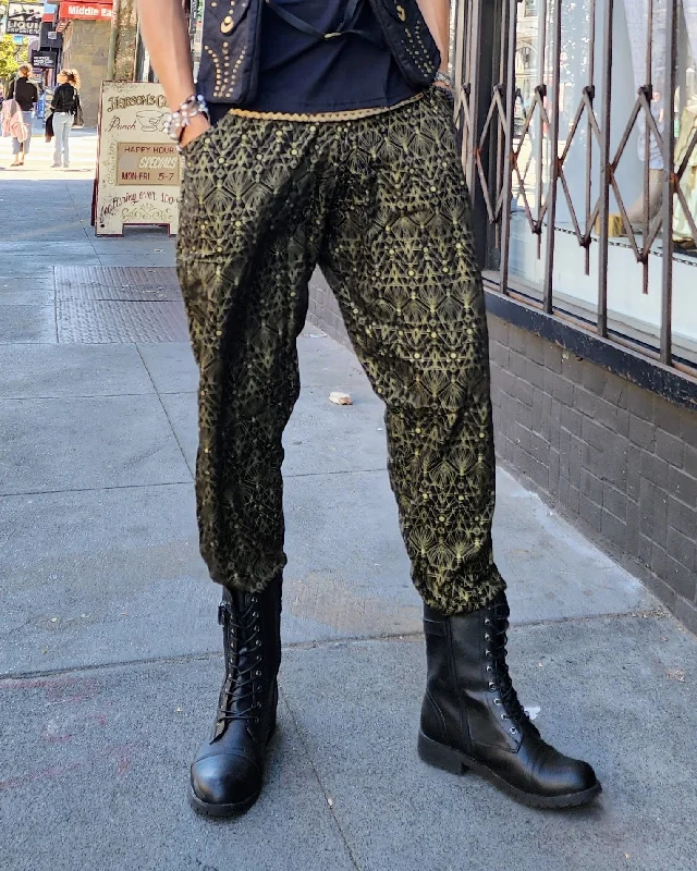 Classic Design Nova print Light Weight Relax pants