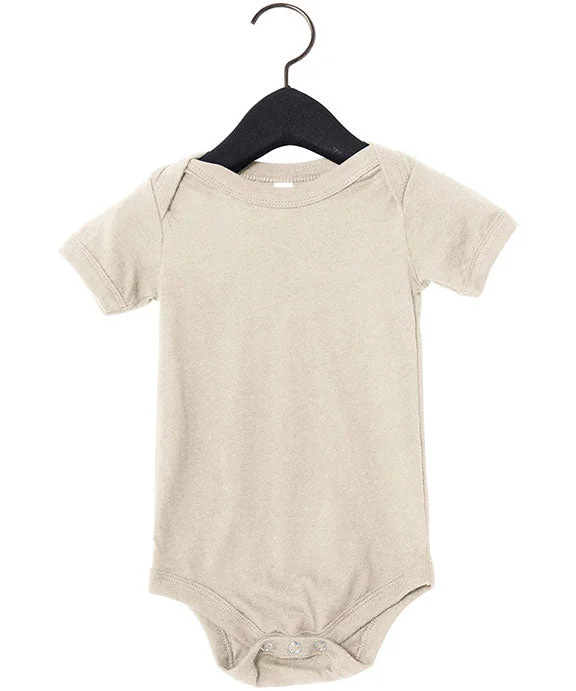 Classic Retro 100B - Bella + Canvas Infant Jersey Short-Sleeve One-Piece | Heather Dust Classic Retro 100B - Bella + Canvas Infant Jersey Short-Sleeve One-Piece | Heather Dust