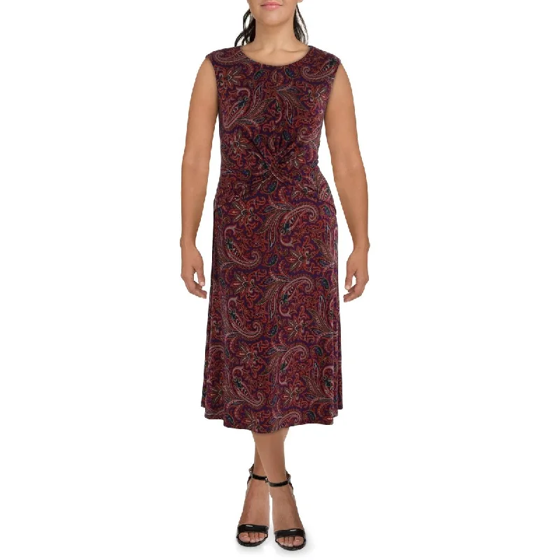 Minimalism Lauren Ralph Lauren Womens Paisley Long Cocktail And Party Dress