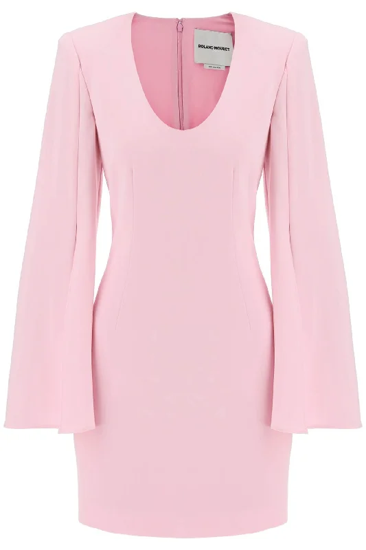Modern City ROLAND MOURET "mini dress with cape sleeves"