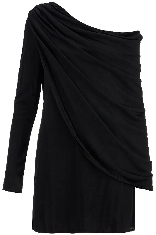 Effortless Style GIUSEPPE DI MORABITO gathered jersey mini dress in