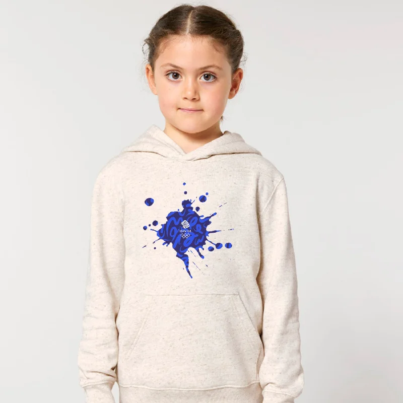 Beautiful Romance Team GB Kids Graffiti Hoodie Natural