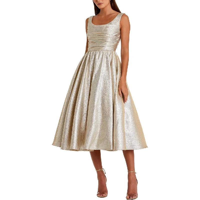 Fresh And Simple Mac Duggal Womens Pleated Tulle Cocktail And Party Dress