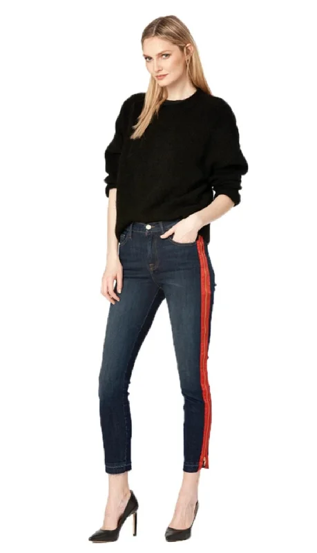Sports Fitness Style Etienne Marcel Full Side Zipper Ribbon Skinny Jeans