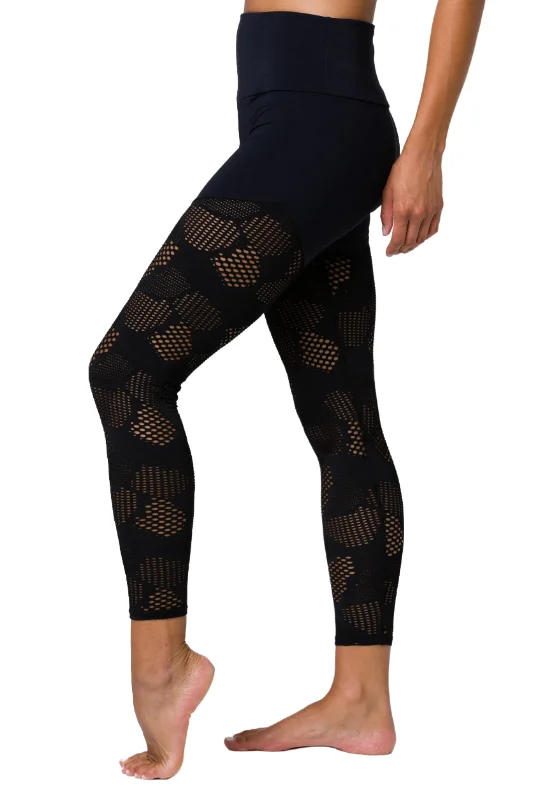 Fashionable Ease Onzie Flow Half Half Legging 2049