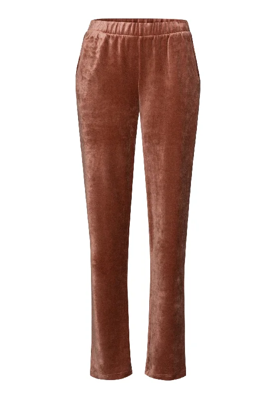 Modern City Favourites Velvet Pants | Burlwood 78857-2348